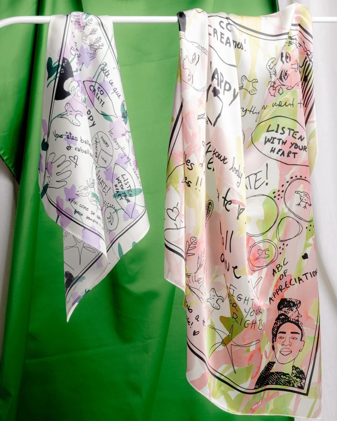 foulard in seta personalizzato per aziende