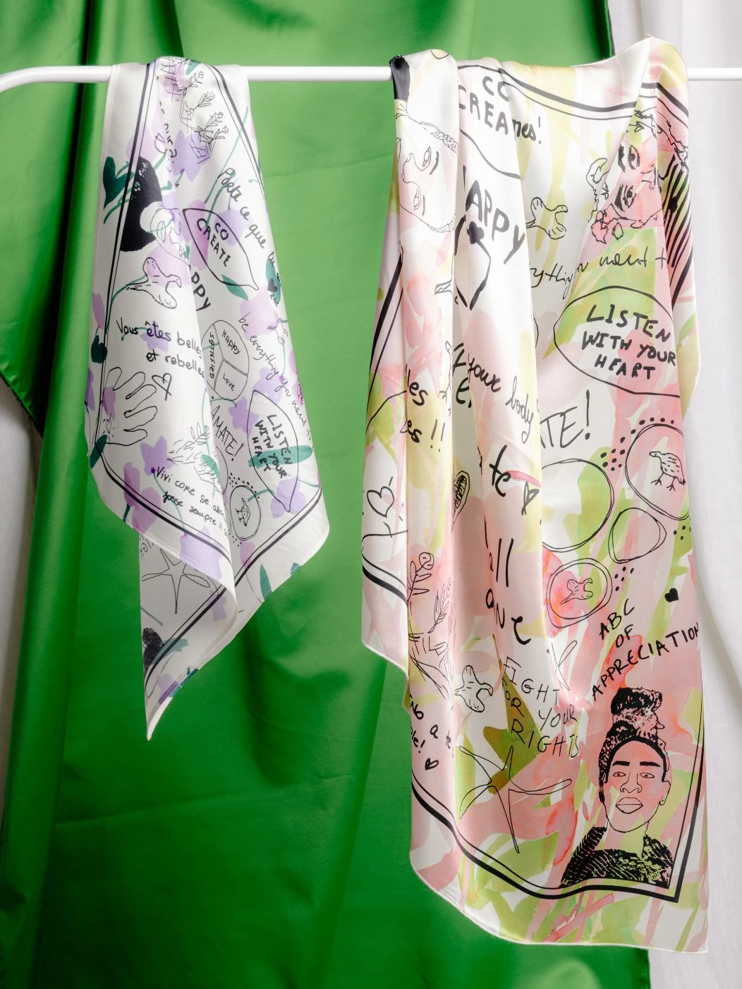 foulard in seta personalizzabili per merchandising aziendale