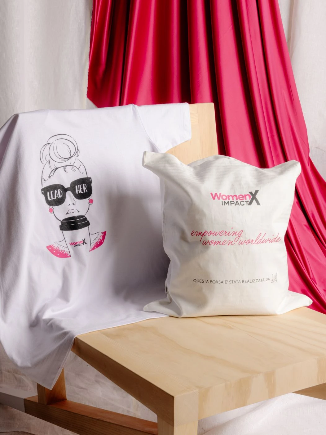 tote bag e t-shirt merchandising personalizzato per eventi
