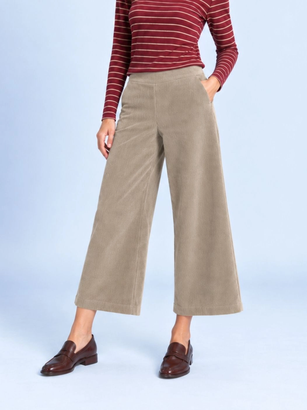 Pantaloni wide-leg Lonigo