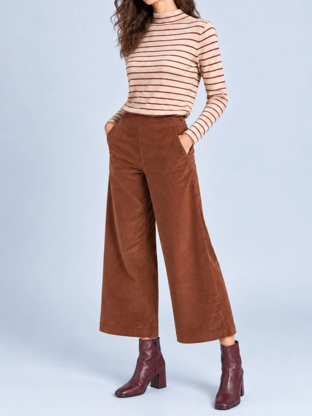 Pantaloni wide-leg Lonigo