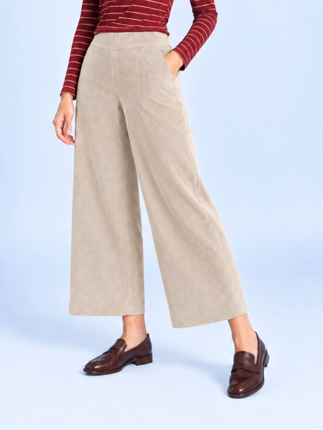 Pantaloni wide-leg Lonigo
