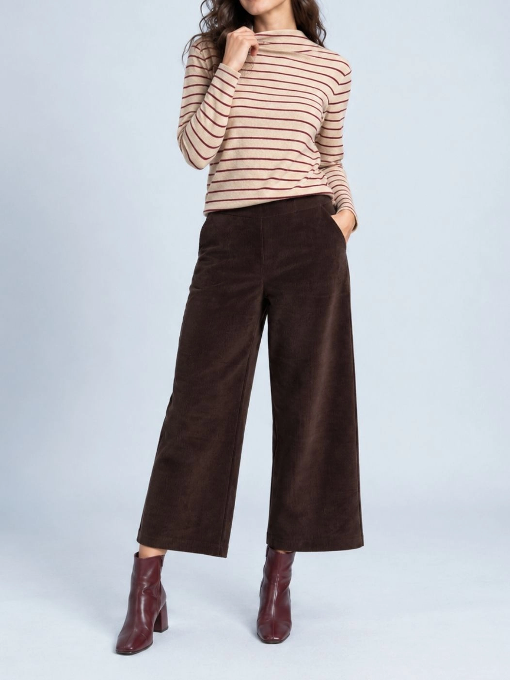 Pantaloni wide-leg Lonigo