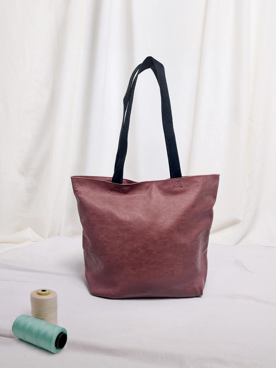 Shopping bag in pelle Avena